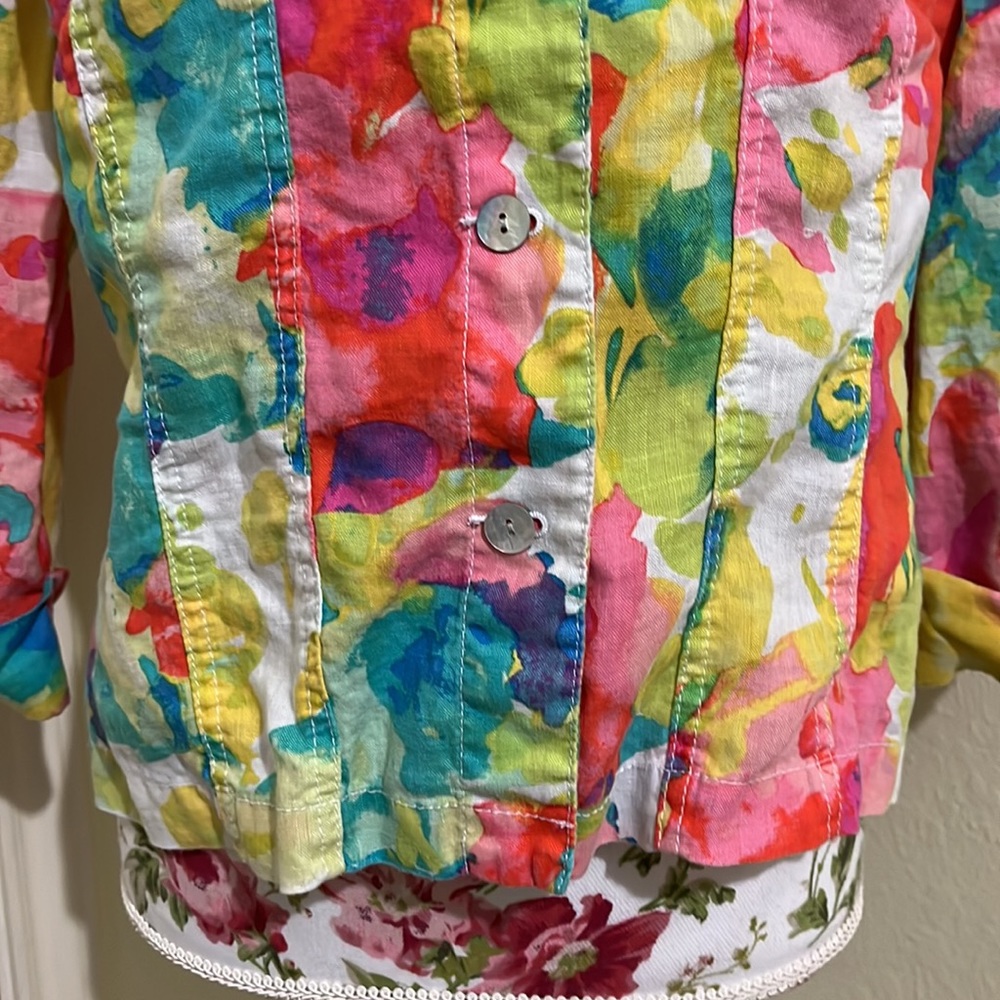 Ruby Rd. colorful Blazer - Picture 5 of 17